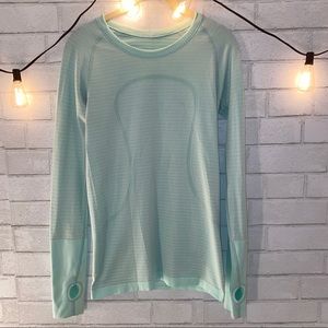 Light blue Lululemon long sleeve shirt